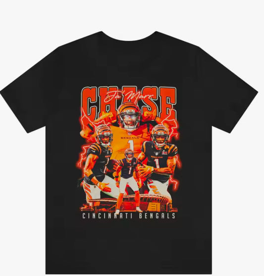 Jamar Chase 90s Style Vintage Bootleg Tee graphic T shirt Vintage Inspired 90's Rap Sports R&B Unisex T-Shirt