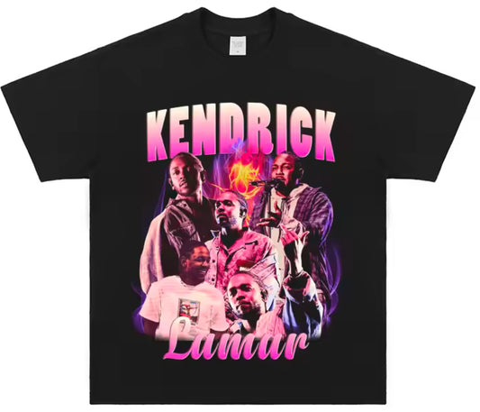 Kendrick Lamar Singer Band T Shirt Men Women Hip Hop Rapper Tee Short Sleeve Tshirt Summer Oversized Streetwear T-shirts Tops