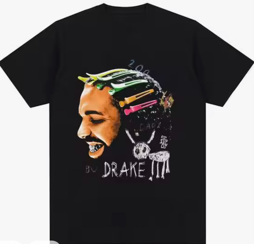 Rapper Drake for All The Dogs Graphic T-Shirt Men Fashion Hip Hop T Shirts 100% Cotton Casual Oversized Tee Shirt